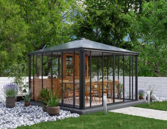 Imagine Foisor gradina inchis Ledro, 3.6 X 3.6 m, Canopia