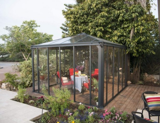 Imagine Foisor gradina inchis Ledro, 3.6 X 3.6 m, Canopia