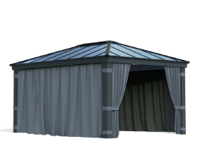 Imagine Set perdele pentru gazebo Dallas 3.6 X 5  - Canopia