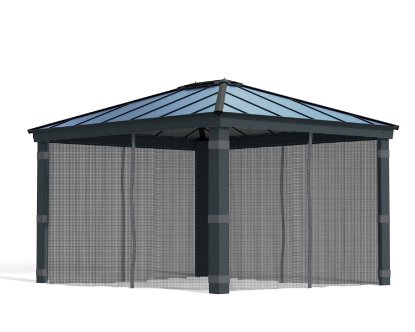 Imagine Set perdele pentru gazebo Dallas 3.6 X 4 m  - Canopia