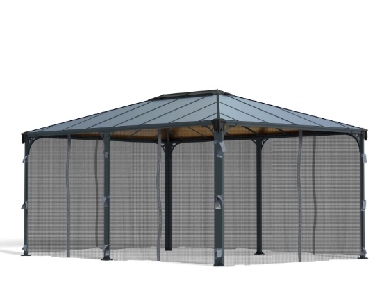 Imagine Set plasa pentru gazebo Milano 3 X 4/ Martinique 3.6 X 5- Canopia