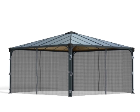 Imagine Set plasa pentru gazebo Palermo 4.3 x 4.3 - Canopia