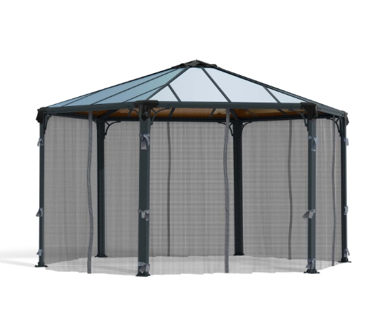 Imagine Set plasa pentru gazebo hexagonal - Canopia