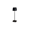 Imagine Lampa de masa cu USB, Mini Capri, negru, 7x25 cm