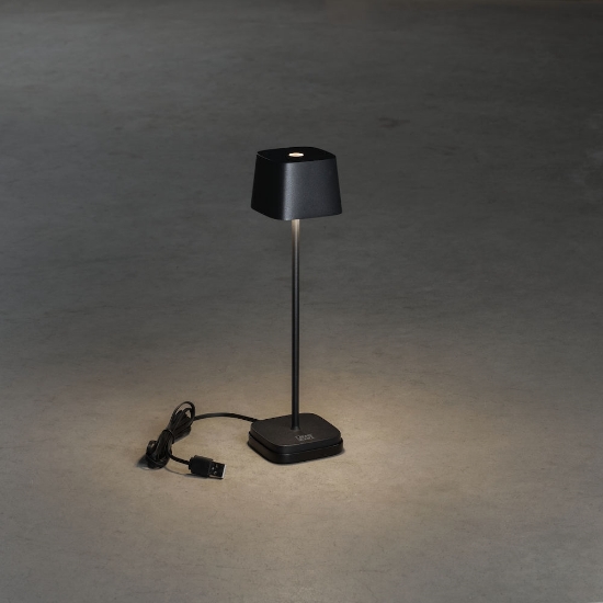 Imagine Lampa USB mini Capri, negru