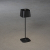 Imagine Lampa de masa cu USB, Capri, negru, 10x36 cm