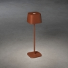 Imagine Lampa de masa cu USB, Capri, teracotta, 10x36 cm 