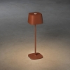 Imagine Lampa de masa cu USB, Capri, teracotta, 10x36 cm 