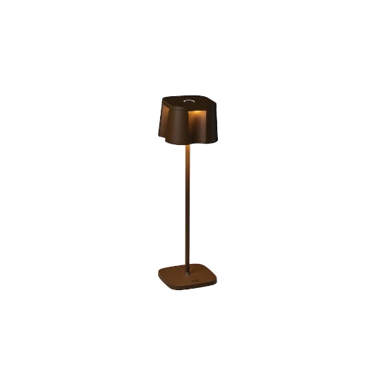 Imagine Lampa de masa cu USB, Nice, aramiu, 10×36 cm