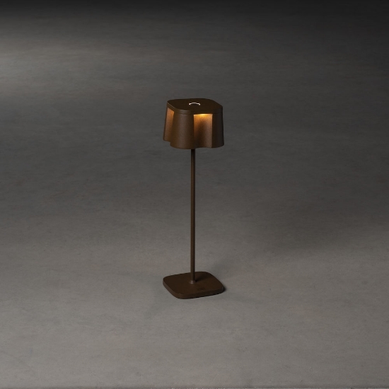 Imagine Lampa de masa cu USB, Nice, aramiu, 10×36 cm