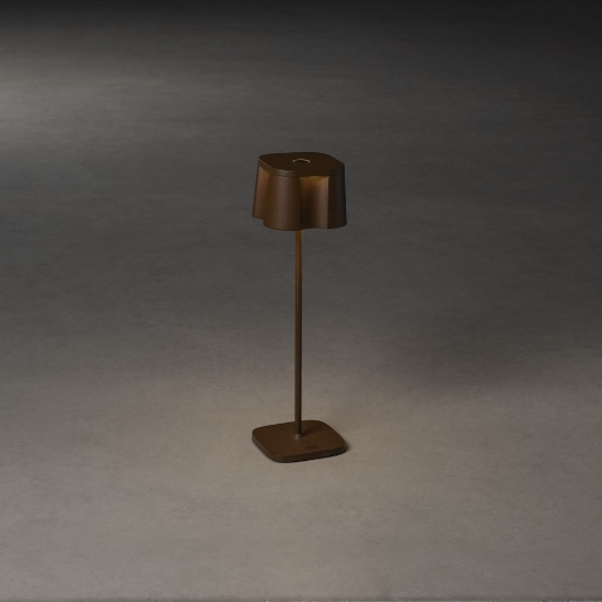 Imagine Lampa de masa cu USB, Nice, aramiu, 10×36 cm