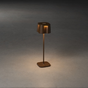Imagine Lampa de masa cu USB, Nice, aramiu, 10×36 cm