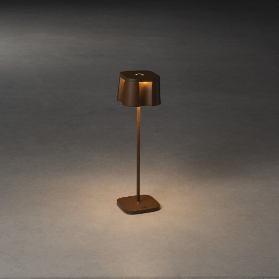 Imagine Lampa de masa cu USB, Nice, aramiu, 10×36 cm