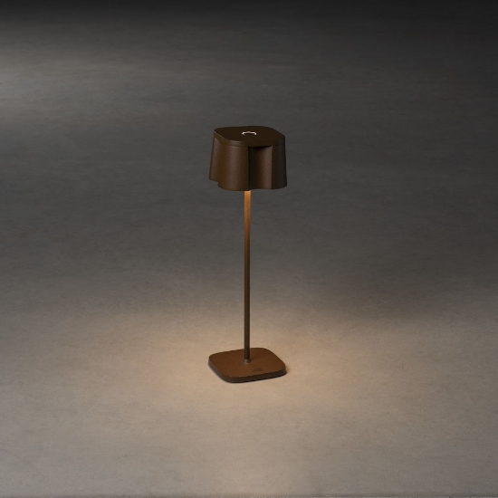 Imagine Lampa de masa cu USB, Nice, aramiu, 10×36 cm