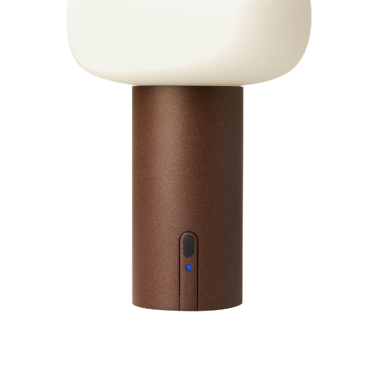 Imagine Lampa de masa cu USB, Antibes, aramiu, 13x19 cm