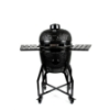 Imagine Gratar Kamado 41cm MEDIUM Black Edition, cu baza si laterale incluse, Yakiniku