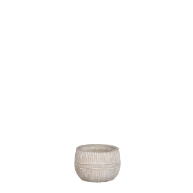 Imagine GHIVECI ROTUND CREM, OLAF-XS  H6,5 cm  D8,5 cm