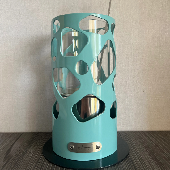 Imagine Semineu de masa cu bioetanol, Tile, GlammFire-Turquoise