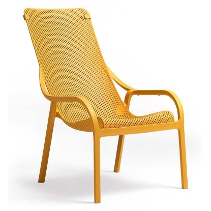 Imagine  Scaun tip sezlong Net Lounge - Galben Mustar, Nardi