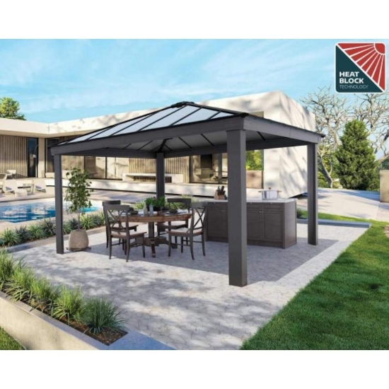 Imagine Pavilion grădină, Gazebo Dallas 4x4x3 m - Canopia