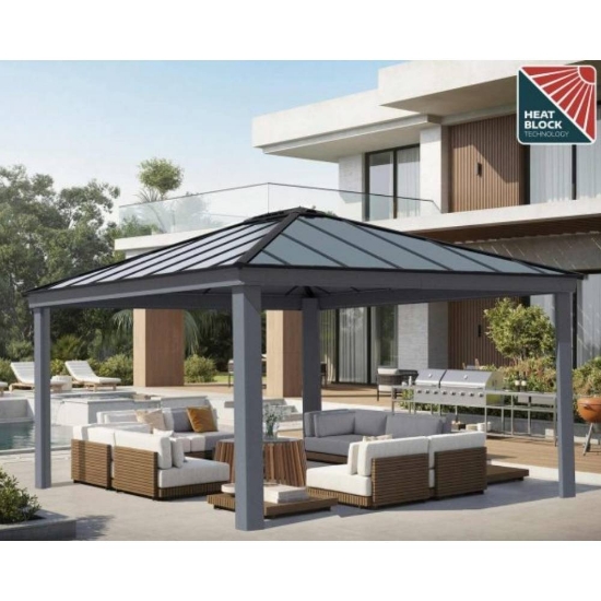 Imagine Pavilion grădină, Gazebo Dallas 4.2x4.8x2.9 m - Canopia