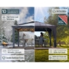 Imagine Pavilion grădină, Gazebo Dallas 4.2x6.1x2.9 m - Canopia