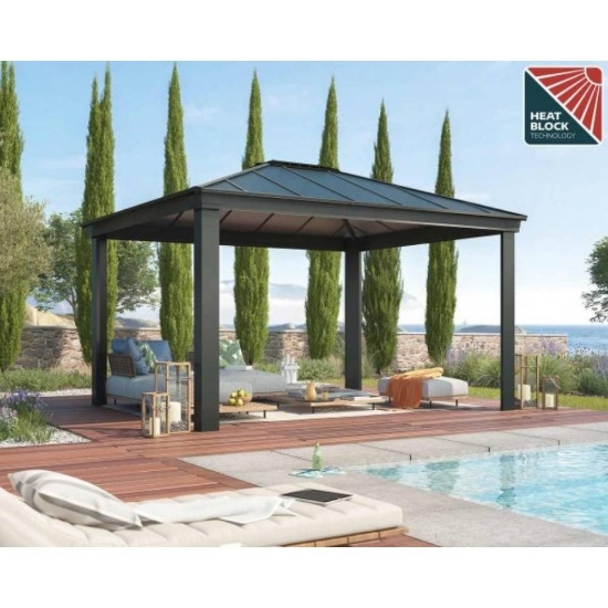 Imagine Pavilion grădină, Gazebo Dallas 3.6x4.3x2.9 m - Canopia