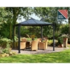 Imagine Pavilion grădină, Gazebo Palermo 3x3x2.7 m, Canopia