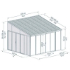Imagine Gradina de iarna SanRemo 4x4m - Canopia, ALB