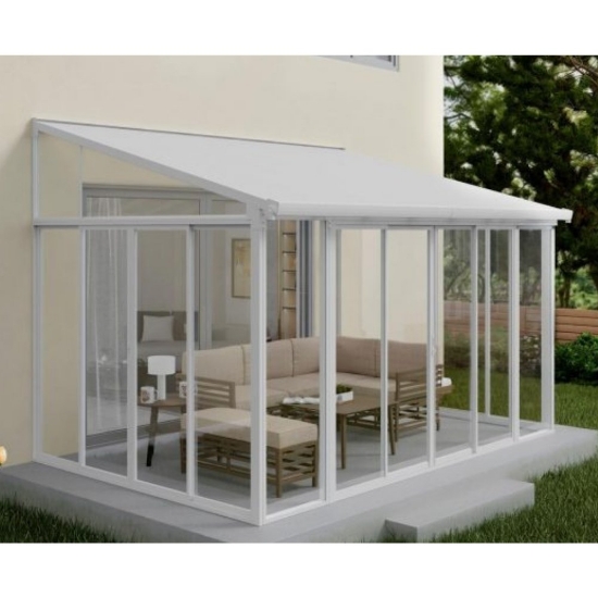 Imagine Gradina de iarna SanRemo 3x4.35 m  - Canopia, ALB