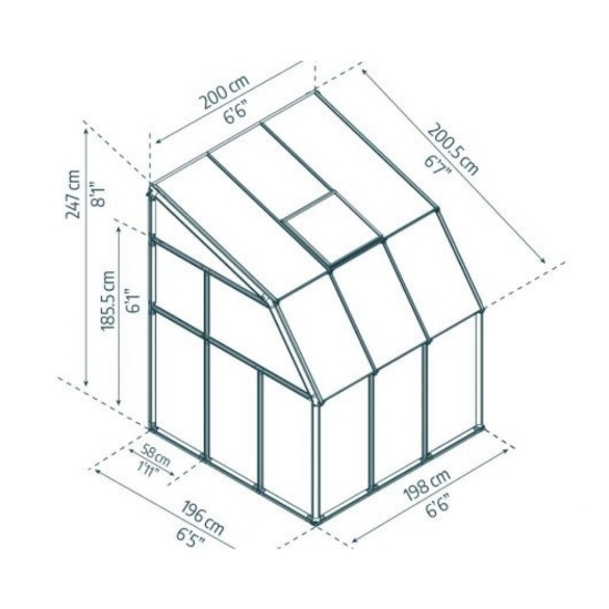 Imagine Gradina de iarna SunRoom 2x2m - Canopia