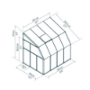 Imagine Gradina de iarna SunRoom 2x2.5m - Canopia