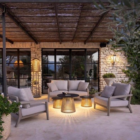 Imagine Masă de cafea cu lumină solară, TECKA, Les Jardins,  70 cm