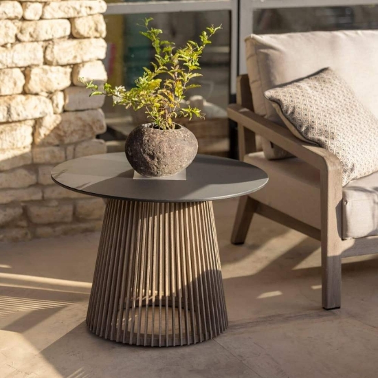 Imagine Masă de cafea cu lumină solară, TECKA, Les Jardins,  70 cm
