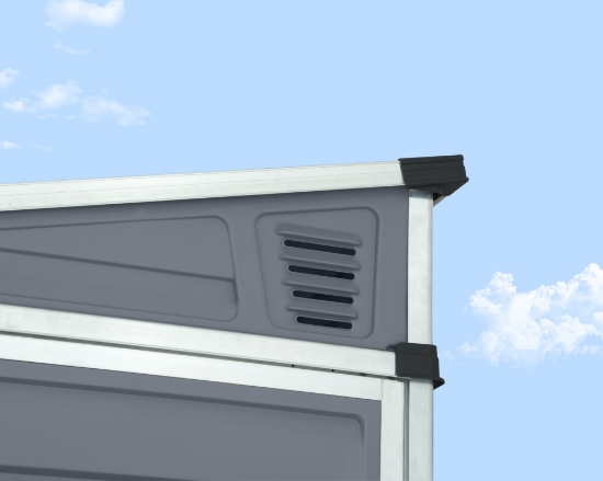 Imagine Canopia Pent Casuta de gradina 4 X 6 m Gri