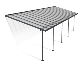 Imagine Pregola terasa Sierra 3X10.4 m, gri / transparent, Canopia
