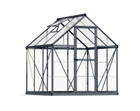 Imagine Seră Canopia Hybrid 1.85 X 1.86 m - Policarbonat - Structură Gri