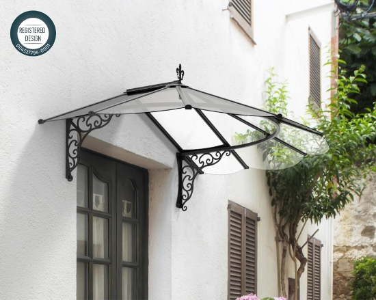 Imagine Copertina usa Canopia Iris - Structură neagră și panouri transparente 1.8m X 1.2m