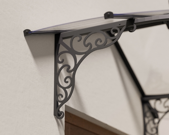 Imagine Copertina usa Canopia Iris - Structură neagră și panouri transparente 1.8m X 1.2m