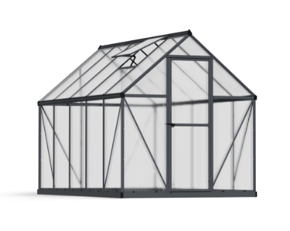 Imagine Seră din policarbonat Canopia Mythos  1.85 X 3.06 m  - Structură gri și panouri Twinwall