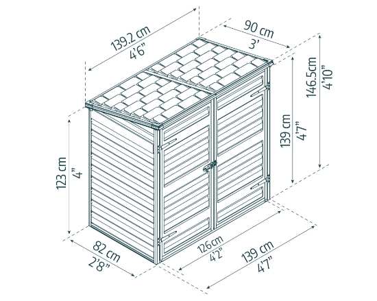 Imagine Casuta de gradina CanopiaVoyager 3 X 5m