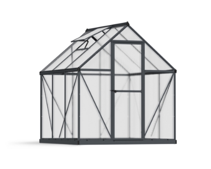 Imagine Seră de policarbonat Canopia Mythos 1.85 X 1.86 m - Structură gri și panouri twinwall