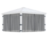 Imagine Set plase Canopia pentru foișor de grădină Dallas 4.3x4.3m -4 bucăți