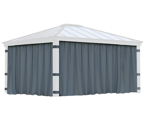 Imagine Set de Draperii Canopia pentru Dallas 4,3x4,9m Pavilion de Grădină - 4 buc