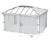 Imagine Set de plasă Canopia pentru pavilion de grădină Dallas 4 bucăți - 4.27 X 4.27m