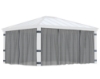 Imagine Set de plasă Canopia pentru pavilion de grădină Dallas 4 bucăți - 4.9x4.3m