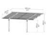 Imagine Carport auto Sydney 3x6m, din aluminiu si policabronat, Palram - Canopia