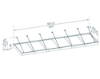 Imagine Canopia Sophia XL  1.4 X 5.7 m Copertina usa - Structură gri & Panouri transparente