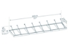 Imagine Canopia Sophia XL 1.4X 6.6 X .17 Copertina usa - Structură Gri & Panouri Clare