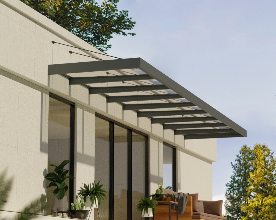 Imagine Copertina usa Canopia Sophia XL 8.5x0.17m - Structură Gri & Panouri Clare 